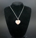 Pendentif coeur en Calcite Orange - Pierres de Terre Happy