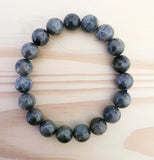 Bracelet en Labradorite 10mm - Pierres de Terre Happy