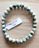 Bracelet en Jaspe K2 6mm - Pierres de Terre Happy