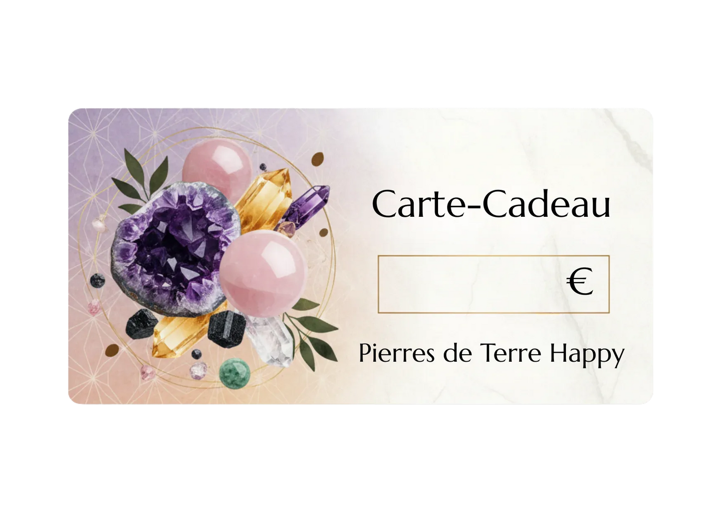 Cartes-Cadeaux Pierres de Terre Happy - Pierres de Terre Happy