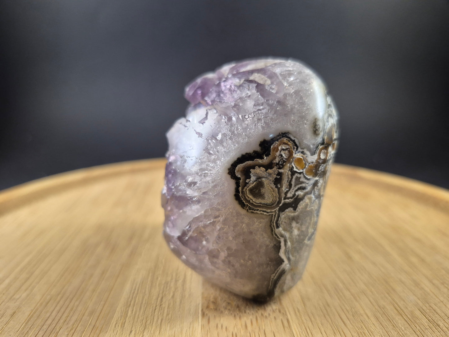 Géode d'Améthyste 275g