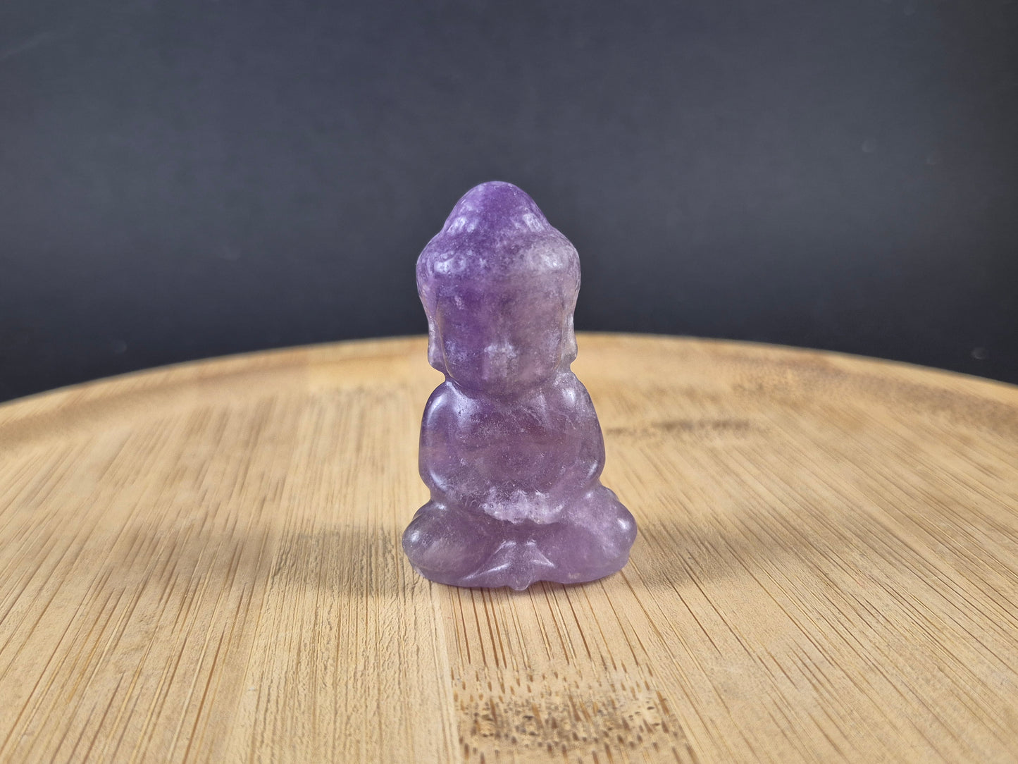 Bouddha indien en Fluorine violette