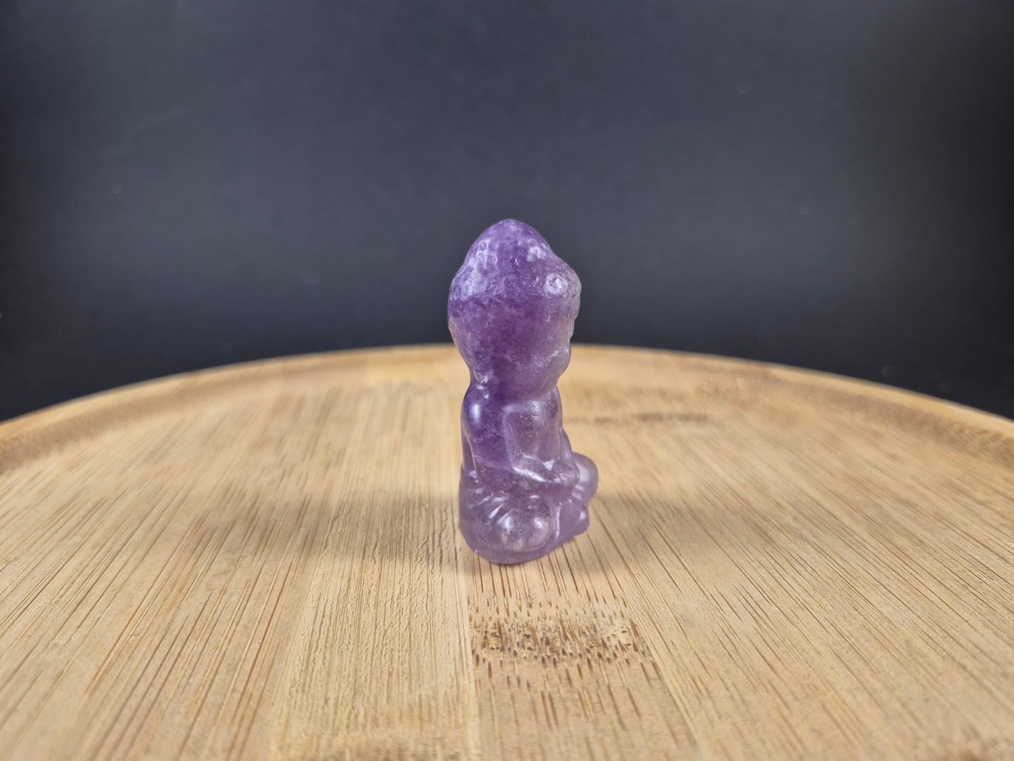 Bouddha indien en Fluorine violette