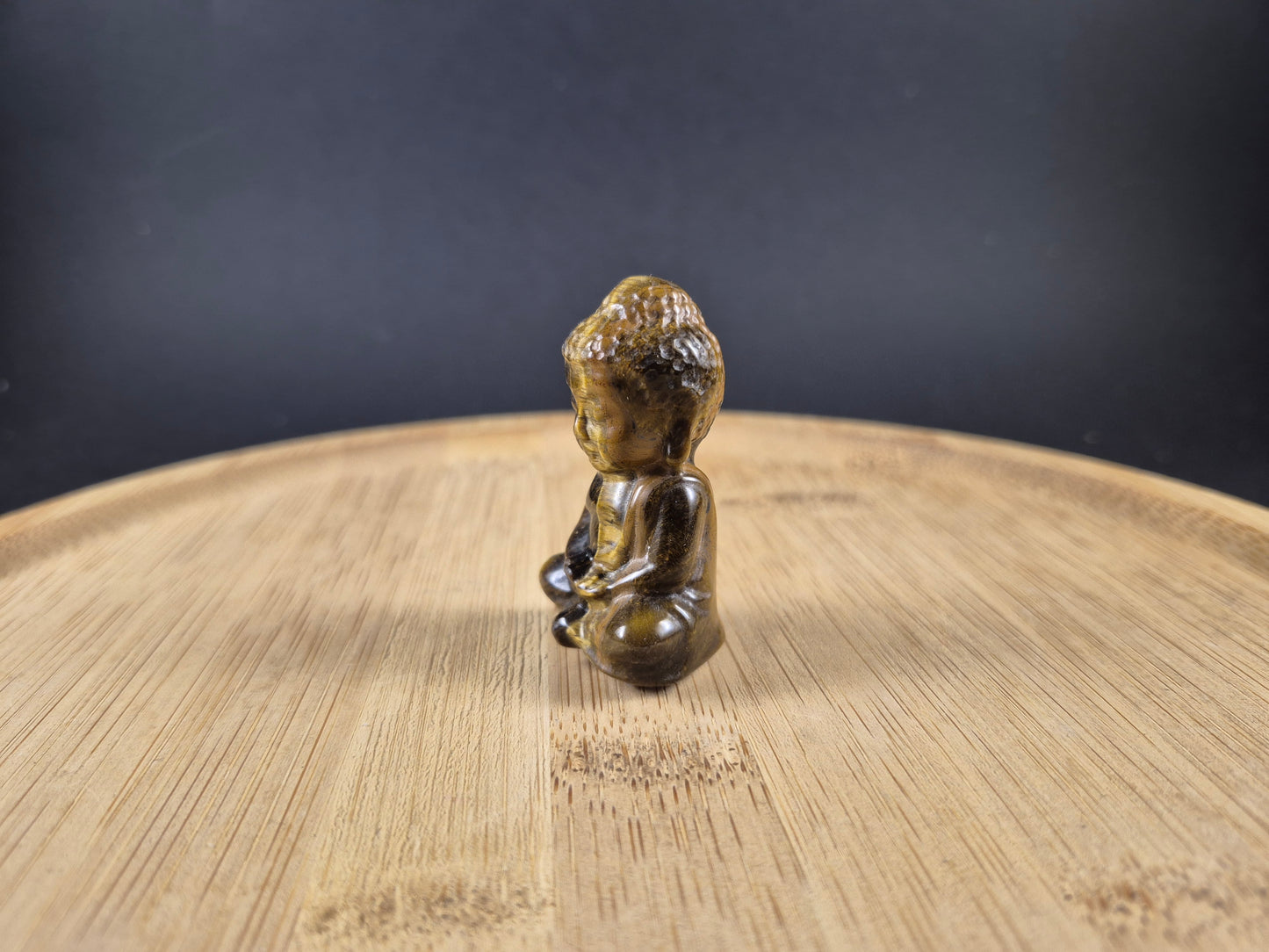 Bouddha indien en Oeil de tigre