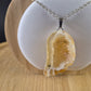 Pendentif en Agate cristalisée