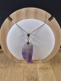 Pendentif aile en Améthyste