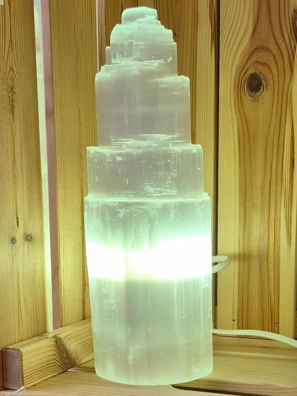 Lampe en Sélénite 25cm
