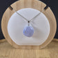 Pendentif en Calcédoïne bleue cristalisée