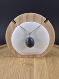 Pendentif Pierre Roulée en Apatite bleue