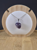 Pendentif pierre roulée en Améthyste