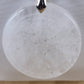 Pendentif arbre gravé sur Cristal de Roche
