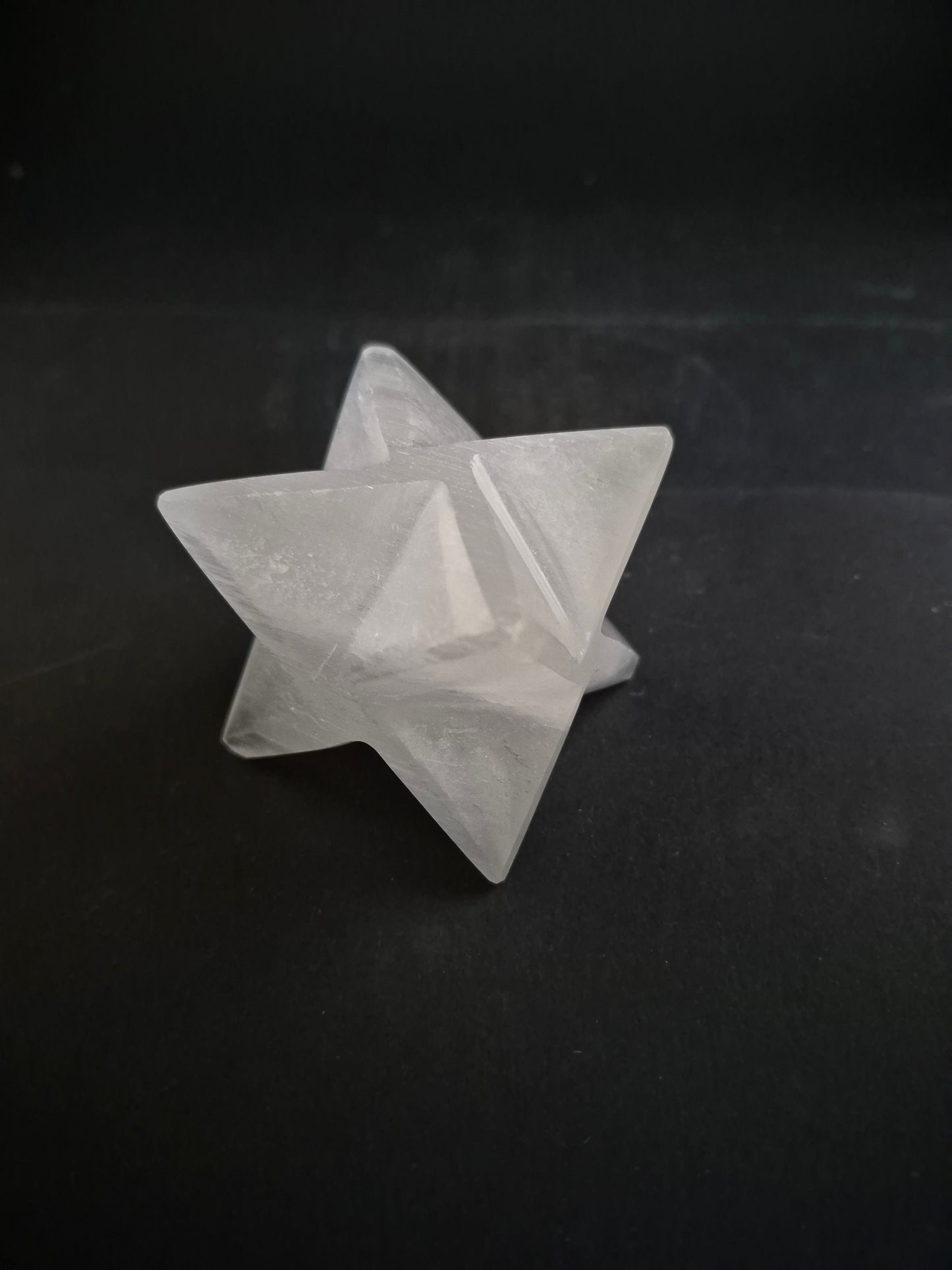 Merkaba 5cm en Sélénite
