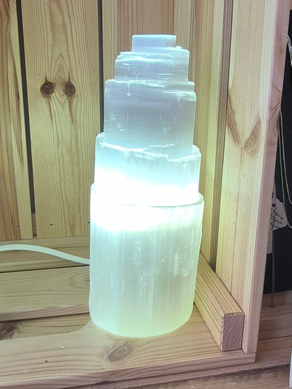 Lampe en Sélénite 20cm