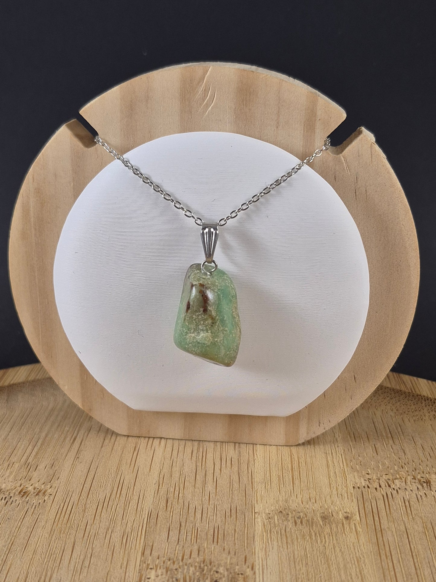 Pendentif en Chrysoprase