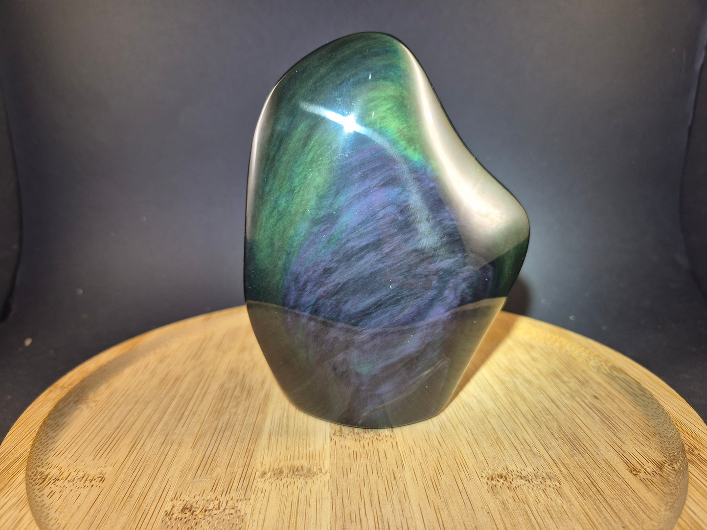 Bloc poli en Obsidienne oeil celeste