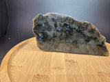 Bloc semi poli en Labradorite 400g