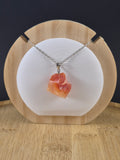 Pendentif pierre brute en cornaline