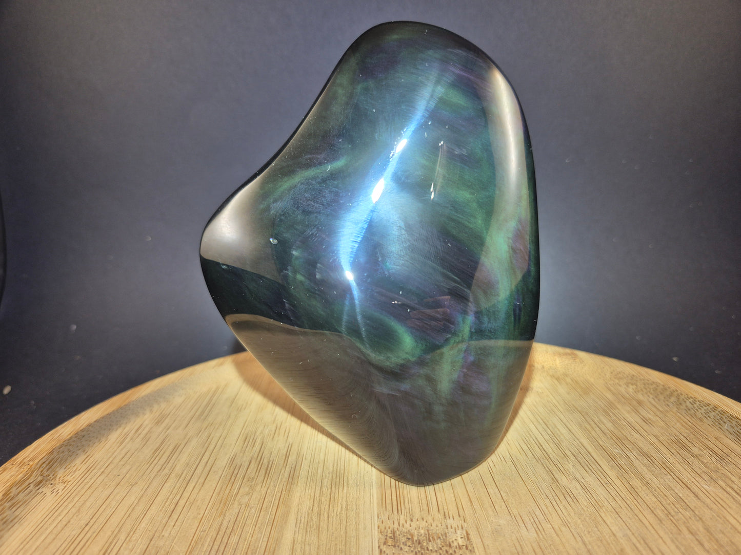 Bloc poli en Obsidienne oeil celeste