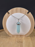 Pendentif pointe en Amazonite