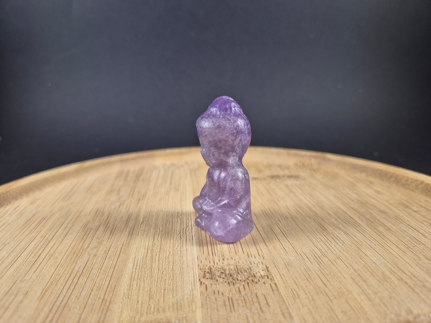 Bouddha indien en Fluorine violette