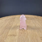 Chien en Quartz rose 198g