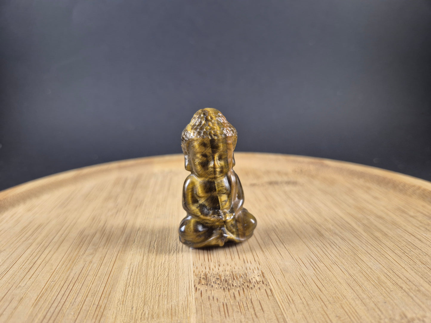 Bouddha indien en Oeil de tigre