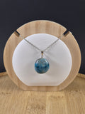 Pendentif Pierre Roulée en Apatite bleue