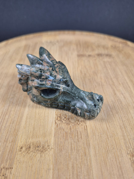 Crâne de dragon en Oolithe