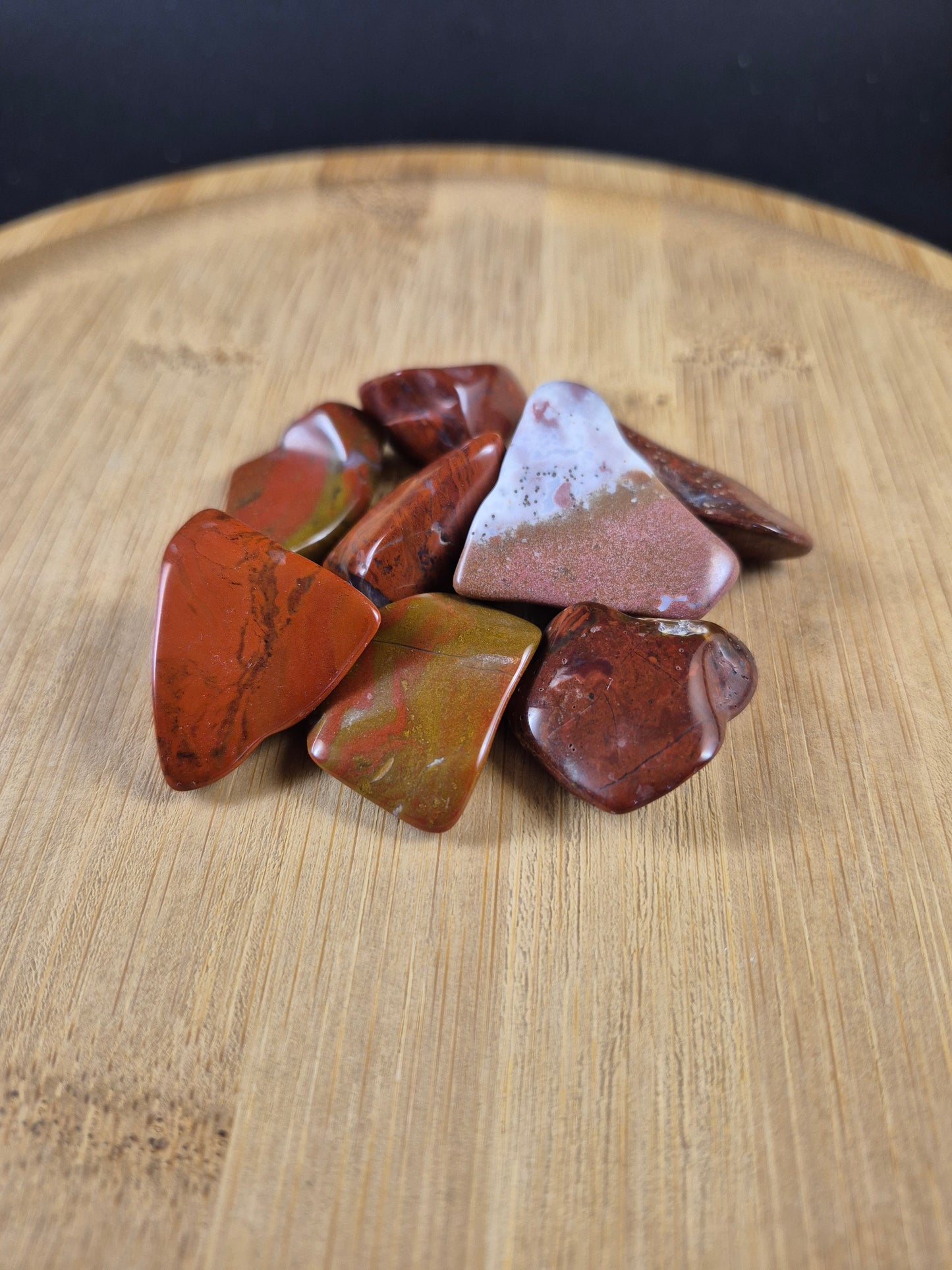Pierre roulée  de Jaspe Rouge 10g