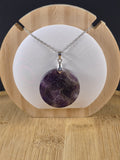 Pendentif en Améthyste gravure arbre de vie