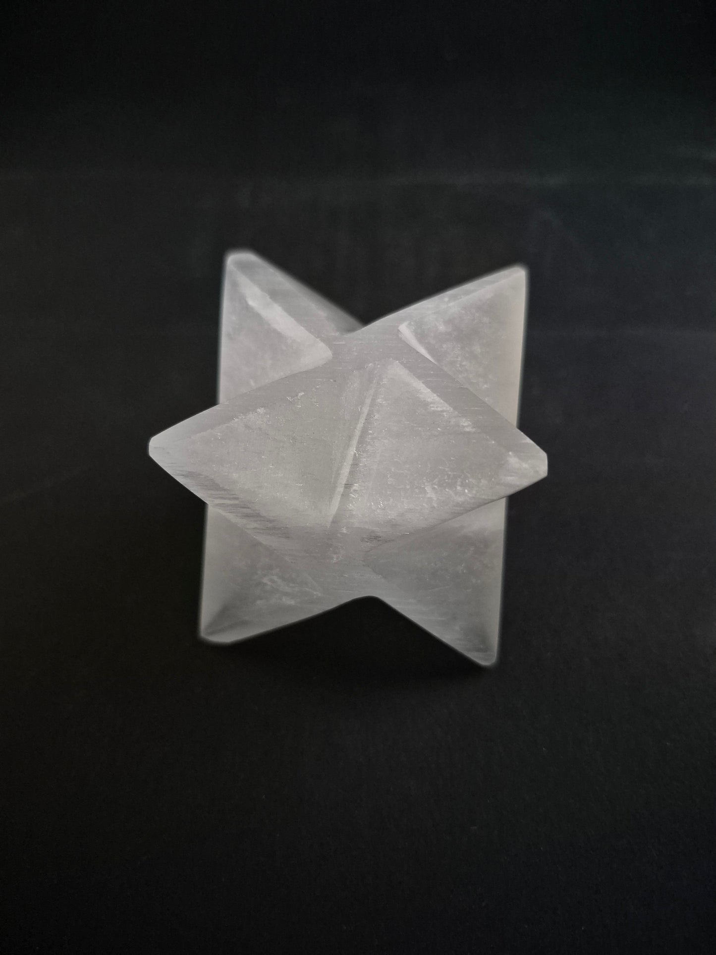 Merkaba 5cm en Sélénite
