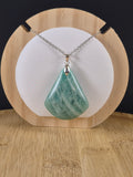 Pendentif "triangle" en Amazonite