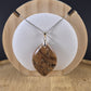Pendentif en Bois Fossile