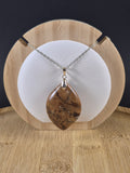 Pendentif en Bois Fossile
