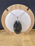 Pendentif ovale en Jaspe Kambaba
